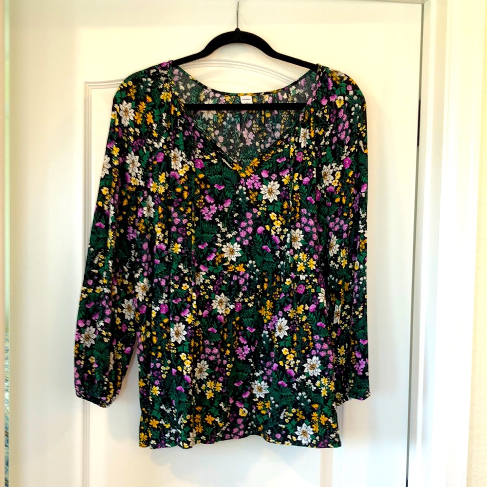 1x Plus Old Navy Blouse with Empire Waist
